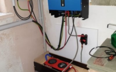 Inselanlage mit einer 7 kWh LiFePo4 Batterie